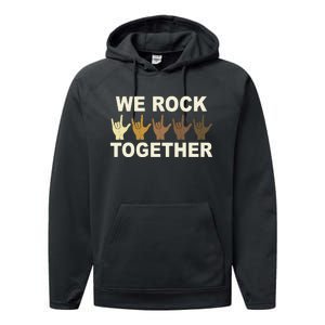 We Rock Together Equality Performance Fleece Hoodie