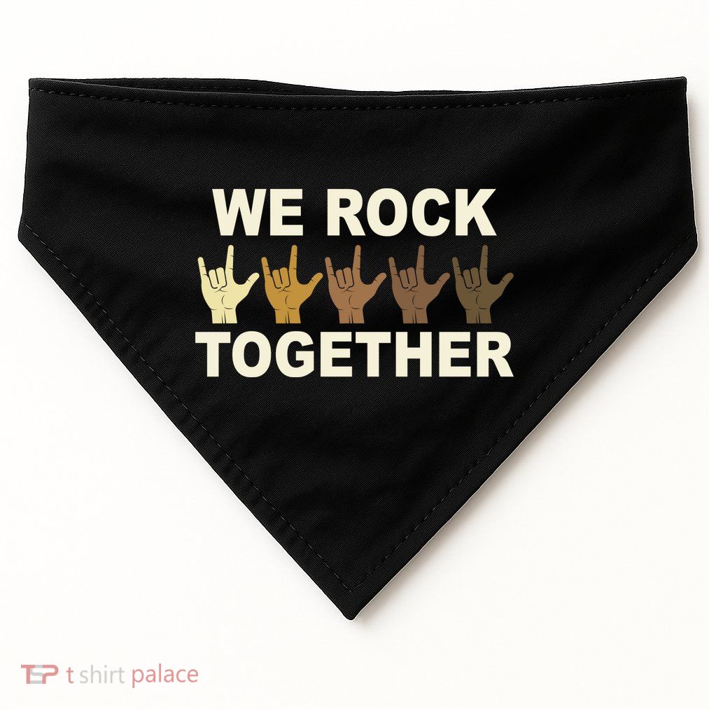 We Rock Together Equality USA-Made Doggie Bandana