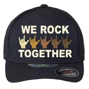 We Rock Together Equality Flexfit Unipanel Trucker Cap