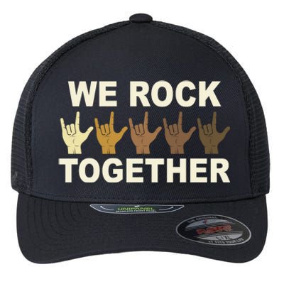 We Rock Together Equality Flexfit Unipanel Trucker Cap