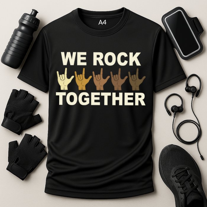 We Rock Together Equality Cooling Performance Crew T-Shirt