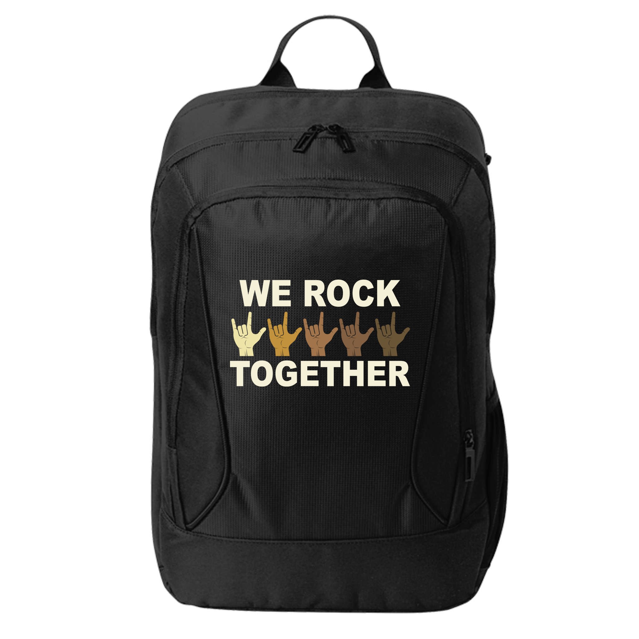 We Rock Together Equality City Backpack