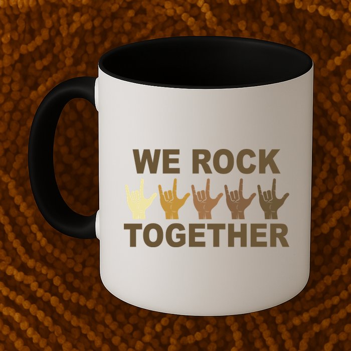 We Rock Together Equality Mug