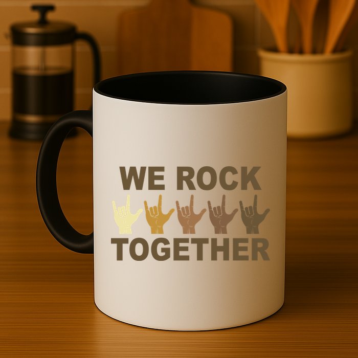 We Rock Together Equality Mug