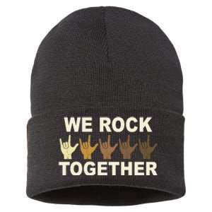 We Rock Together Equality Sustainable Knit Beanie