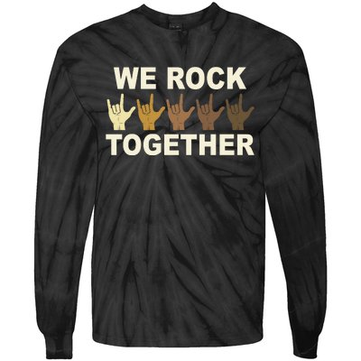 We Rock Together Equality Tie-Dye Long Sleeve Shirt