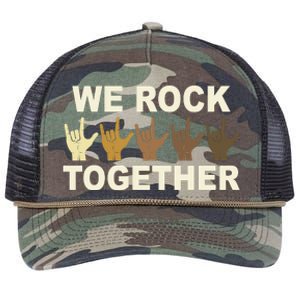 We Rock Together Equality Retro Rope Trucker Hat Cap