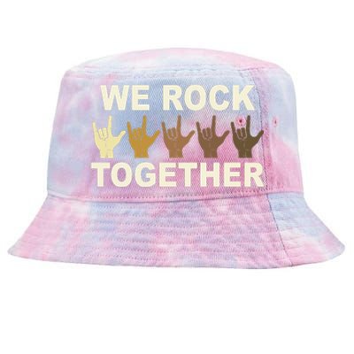 We Rock Together Equality Tie-Dyed Bucket Hat