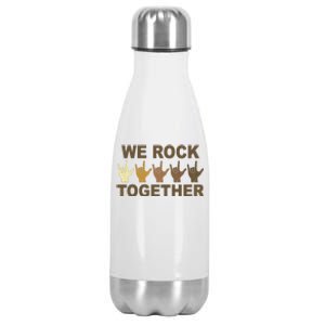 We Rock Together Equality Stainless Steel Insulated Water Bottle