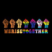 We Rise Together Lgbt Q Pride Social Justice Equality Ally Cooling Performance Crew T-Shirt