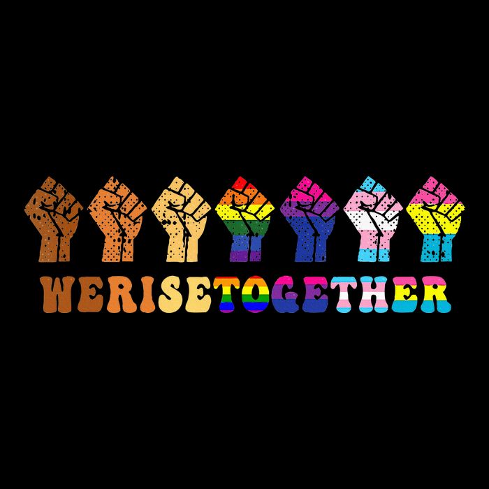 We Rise Together Lgbt Q Pride Social Justice Equality Ally Cooling Performance Crew T-Shirt