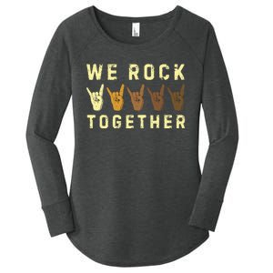 We Rock Together Women's Perfect Tri Tunic Long Sleeve Shirt