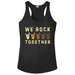 We Rock Together Ladies PosiCharge Competitor Racerback Tank