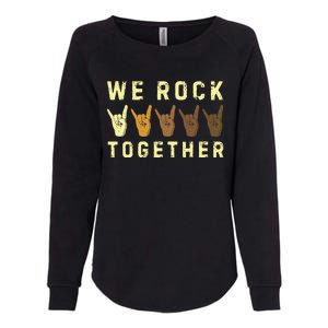 We Rock Together Womens California Wash Sweatshirt