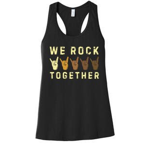 We Rock Together Women's Racerback Tank