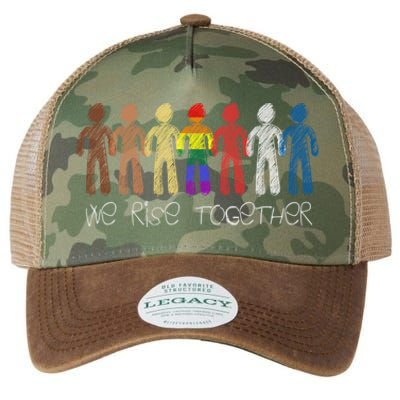 We Rise Together Against Racism For Equality Social Justice Cute Gift Legacy Tie Dye Trucker Hat