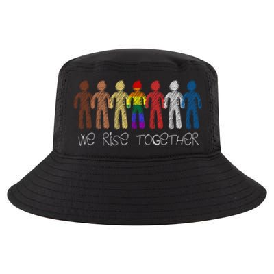 We Rise Together Against Racism For Equality Social Justice Cute Gift Cool Comfort Performance Bucket Hat