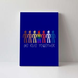 We Rise Together Against Racism For Equality Social Justice Cute Gift Canvas