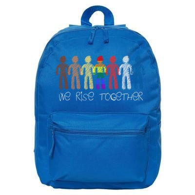 We Rise Together Against Racism For Equality Social Justice Cute Gift 16 in Basic Backpack