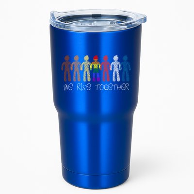 We Rise Together Against Racism For Equality Social Justice Cute Gift Tumbler