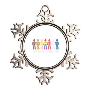 We Rise Together Against Racism For Equality Social Justice Cute Gift Metallic Star Ornament