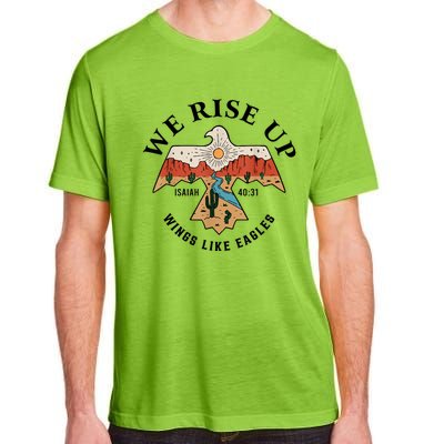 We Rise Up Wings Like Eagles Adult ChromaSoft Performance T-Shirt