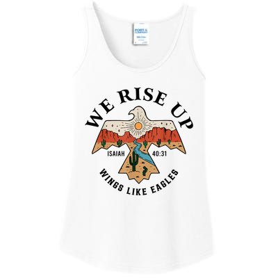 We Rise Up Wings Like Eagles Ladies Essential Tank