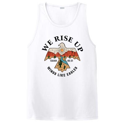 We Rise Up Wings Like Eagles PosiCharge Competitor Tank