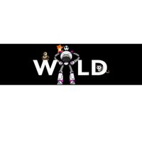 Wild Retro Vintage Robotic Robot Art Science & Math Boy Bumper Sticker