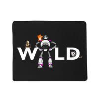 Wild Retro Vintage Robotic Robot Art Science & Math Boy Mousepad