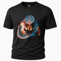 Wild Retro Vintage Robotic Robot Art Science & Math Cooling Performance Crew T-Shirt