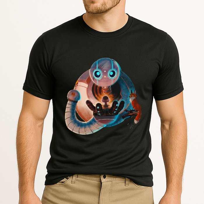 Wild Retro Vintage Robotic Robot Art Science & Math Cooling Performance Crew T-Shirt