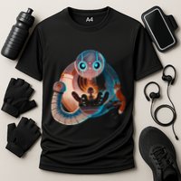Wild Retro Vintage Robotic Robot Art Science & Math Cooling Performance Crew T-Shirt