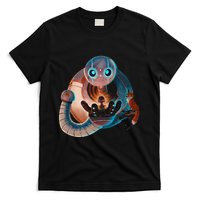 Wild Retro Vintage Robotic Robot Art Science & Math T-Shirt