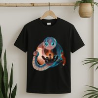 Wild Retro Vintage Robotic Robot Art Science & Math T-Shirt