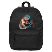 Wild Retro Vintage Robotic Robot Art Science & Math 16 in Basic Backpack