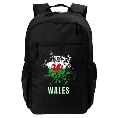 Wales Retro Vintage Watercolors Sport Backpack