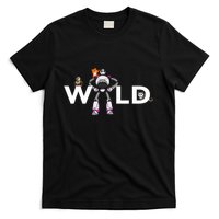 Wild Retro Vintage Robotic Robot Art Science & Math T-Shirt