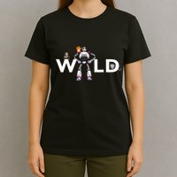 Wild Retro Vintage Robotic Robot Art Science & Math T-Shirt