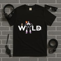 Wild Retro Vintage Robotic Robot Art Science & Math T-Shirt