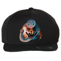 Wild Retro Vintage Robotic Robot Art Science & Math Boy Wool Snapback Cap