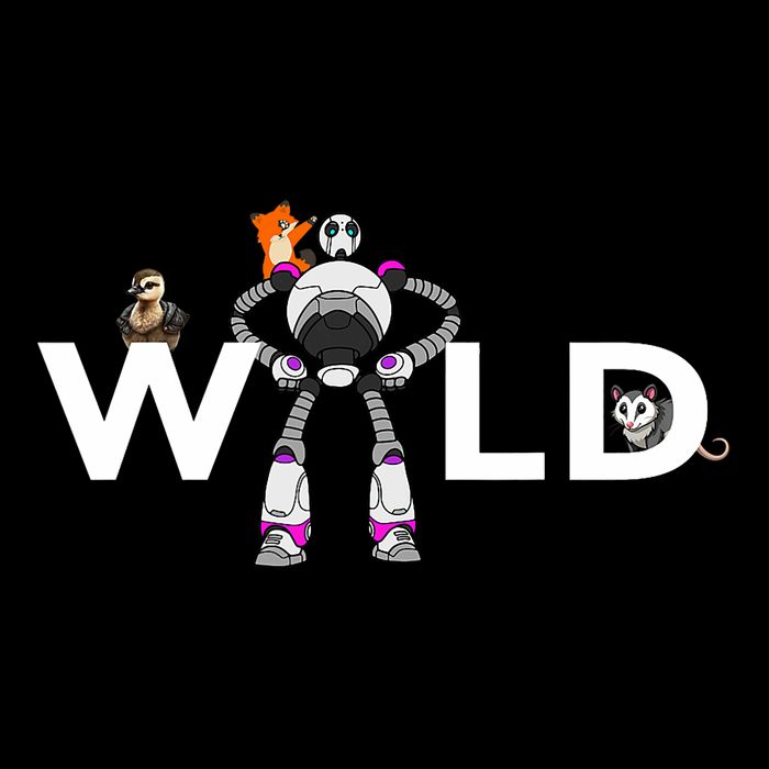 Wild Retro Vintage Robotic Robot Art Science & Math 7-Panel Snapback Hat