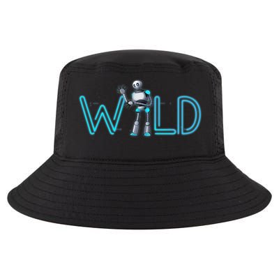 Wild Retro Vintage Robotic Robot Scifi Tech Art Cool Comfort Performance Bucket Hat