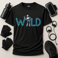 Wild Retro Vintage Robotic Robot Scifi Tech Art Performance Shirt