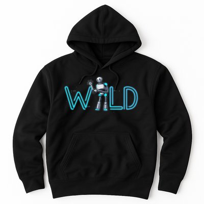 Wild Retro Vintage Robotic Robot Scifi Tech Art Hoodie