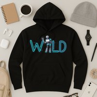Wild Retro Vintage Robotic Robot Scifi Tech Art Hoodie