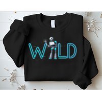 Wild Retro Vintage Robotic Robot Scifi Tech Art Sweatshirt