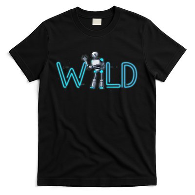 Wild Retro Vintage Robotic Robot Scifi Tech Art T-Shirt