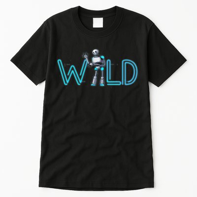 Wild Retro Vintage Robotic Robot Scifi Tech Art Tall T-Shirt