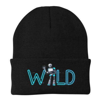 Wild Retro Vintage Robotic Robot Scifi Tech Art Beanie